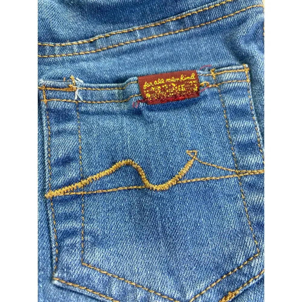 7 For All Mankind Toddler Blue Denim Joggers Size 2T